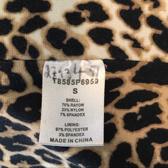 Tart Leopard Print Pleated Top - Picture 6 of 7
